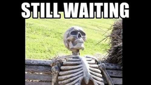 Still no racing...